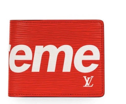 supreme x lv wallet